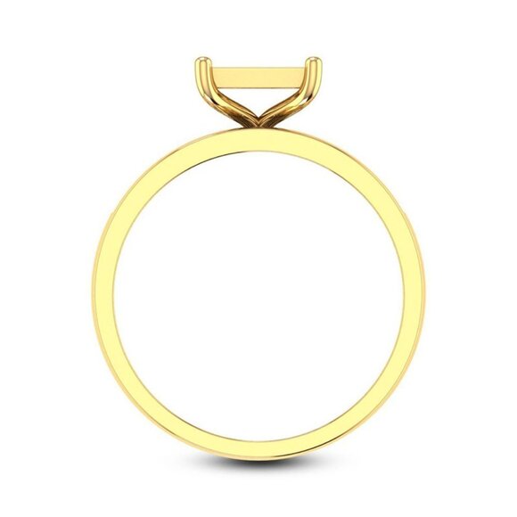 Refine Square Zircon Luxury Princess Fashion Square Rings for Women, EVGG1262 - Picture 2 of 7